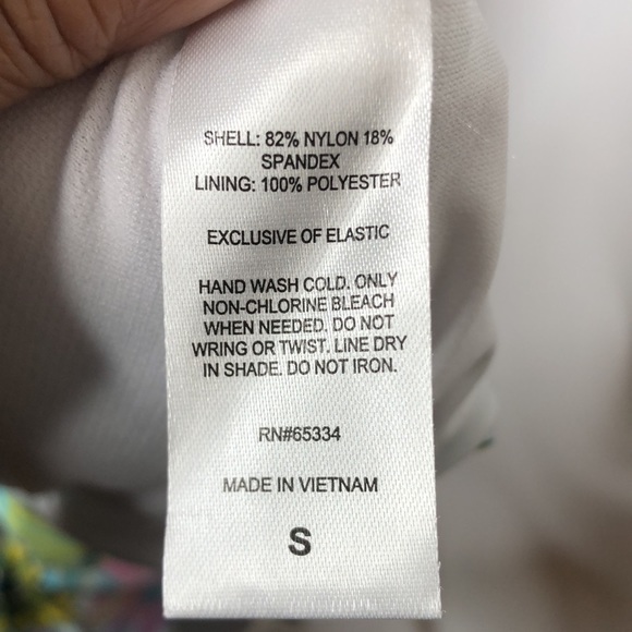 NWT Salt Cove Juniors Printed Scrunchie-Strap Bikini Top SIZE SMALL NEW WITH TAG - Picture 8 of 9